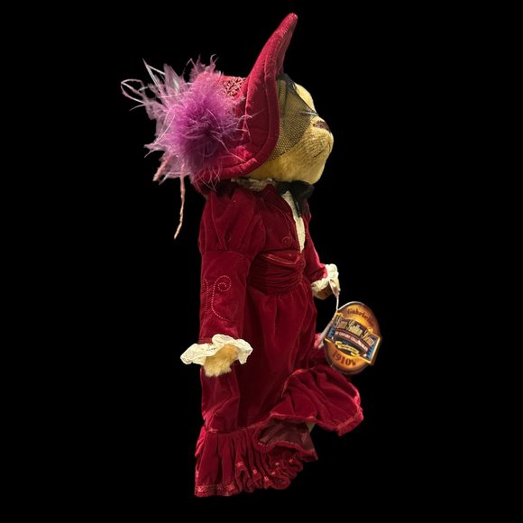 Vintage Brass Button Bears Gabrielle 20th Century Collectibles with Stand 14” - Picture 4 of 8